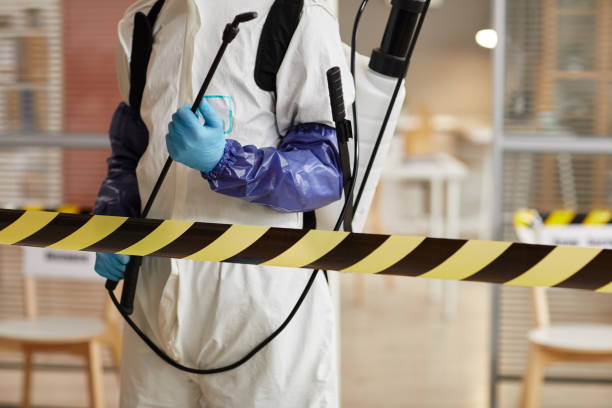 Professional Infectious Disease Decontamination technician working in Woodbine, IA
